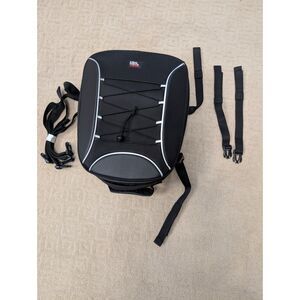 Kemimoto Motorcycle Tail Bag Expandable Motorbike Helmet Luggage Storage